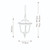 Elstead Lighting Chapel Mini Black Outdoor Pendant Light 