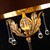Elstead Lighting Amarilli Gold with Bronze Shade 19cm Table Lamp 