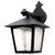 Elstead Lighting York Black Lantern Downward IP43 Wall Light 