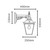 Norlys Chelsea Copper Downward IP44 Wall Light 