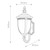 Elstead Lighting Cleveland A Weathered Bronze 24cm IP44 Wall Light 