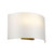 Flambeau Cooper Aged Brass 39cm Wall Light 