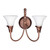 Elstead Lighting Emily 2 Light Copper Wall Light 
