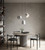 DFTP Angle White Metal Magnetic Adjustable Pendant Light