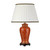 Flambeau Datai Teracotta with Ivory Shade Table Lamp 