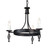 Elstead Lighting Belfry 3 Light Black Candelier 