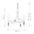 Elstead Lighting Belfry 3 Light Black Candelier 