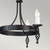 Elstead Lighting Belfry 3 Light Black Candelier 