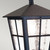 Elstead Lighting Canterbury Black Lantern IP43 Pendant Light 