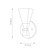 Elstead Lighting Bowtie Matt Black with Opal Diffuser Wall Light 