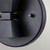 Elstead Lighting Bowtie Matt Black with Opal Diffuser Wall Light 