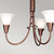Elstead Lighting Emily 3 Light Copper Chandelier 