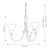 Elstead Lighting Emily 3 Light Copper Chandelier 
