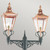 Norlys Chelsea 2 Light Copper IP44 Lamp Post Light 