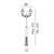 Norlys Chelsea 2 Light Copper IP44 Lamp Post Light 