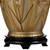 Flambeau Dian Silver with Ivory Shade Table Lamp 