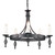 Elstead Lighting Belfry 5 Light Black Candelier 