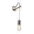 Elstead Lighting Doullie Polished Nickel Wall Light 