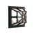Elstead Lighting Chapel Black Flush Ceiling Light 