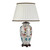 Flambeau Ping Cream with Ivory Shade Table Lamp 