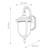 Elstead Lighting Cleveland B Weathered Bronze 24cm IP44 Wall Light 