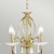 Elstead Lighting Aegean 8 Light Polished Brass Chandelier Pendant Light 