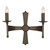 Elstead Lighting Cromwell 2 Light Old Bronze Wall Light 