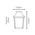 Norlys Chelsea Copper Half Lantern 21cm IP44 Wall Light 