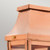 Norlys Chelsea Copper Half Lantern 21cm IP44 Wall Light 
