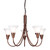 Elstead Lighting Emily 5 Light Copper Chandelier 