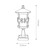 Elstead Lighting Hereford Black Lantern IP23 Top Post Light 
