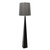 Elstead Lighting Ascent Black with Grey Shade Floor Lamp 