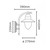 Norlys Como Black IP44 Wall Light 