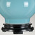 Flambeau Harbin Gourd Duck Egg Blue with Off-White Shade Table Lamp 