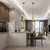 Elstead Lighting Etoile Aged Brass and Gold Leaf 17cm Pendant Light 