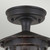 Elstead Lighting Hereford Black Lantern IP23 Flush Ceiling Light 