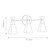 Elstead Lighting Bowtie 3 Light Matt Black with Opal Diffuser Wall Light 