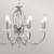 Elstead Lighting Aegean 8 Light Polished Nickel Chandelier Pendant Light 