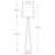 Elstead Lighting Ascent Polished Nickel with Grey Shade Floor Lamp 