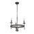 Elstead Lighting Crown 3 Light Iron Gate Chandelier 