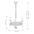 Elstead Lighting Crown 3 Light Iron Gate Chandelier 
