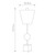 Flambeau Petra Bone White Table Lamp 