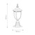 Elstead Lighting Cleveland Weathered Bronze IP44 Top Post Light 