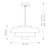 Flambeau Brisbin Matte White Pendant Light 