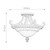 Flambeau Drawing Room 2 Light Walnut Semi Flush Ceiling Light 