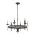 Elstead Lighting Crown 6 Light Iron Gate Chandelier 