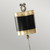 Flambeau Phoenician Silver Gold and Black Table Lamp 