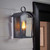 Flambeau Hodges Ash Black 40cm IP44 Wall Light 