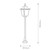 Elstead Lighting Chapel Black Bollard 