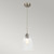 Elstead Lighting Doullie Polished Nickel Pendant Light 